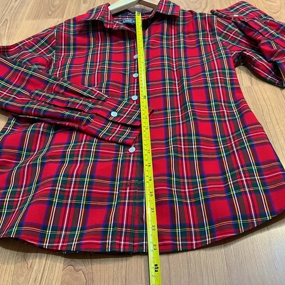 NWOT Lands’ End No Iron Supima button-front long sleeves shirt - Picture 10 of 14